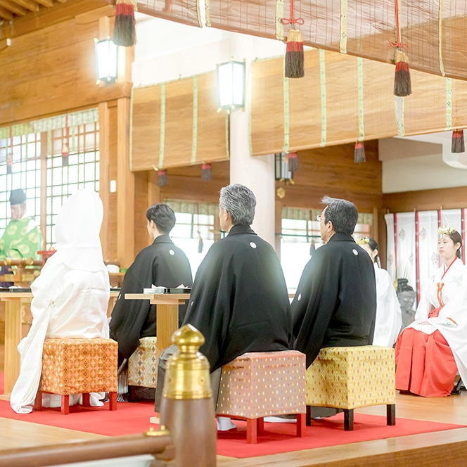 神前結婚式の様子