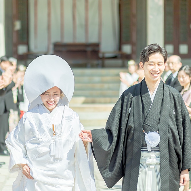 神前結婚式の様子